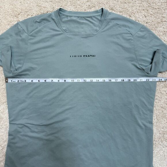 NWOT Lululemon Metal Vent Tech Athletic Short Sleeve Green Teal Shirt Men’s L - Picture 7 of 10